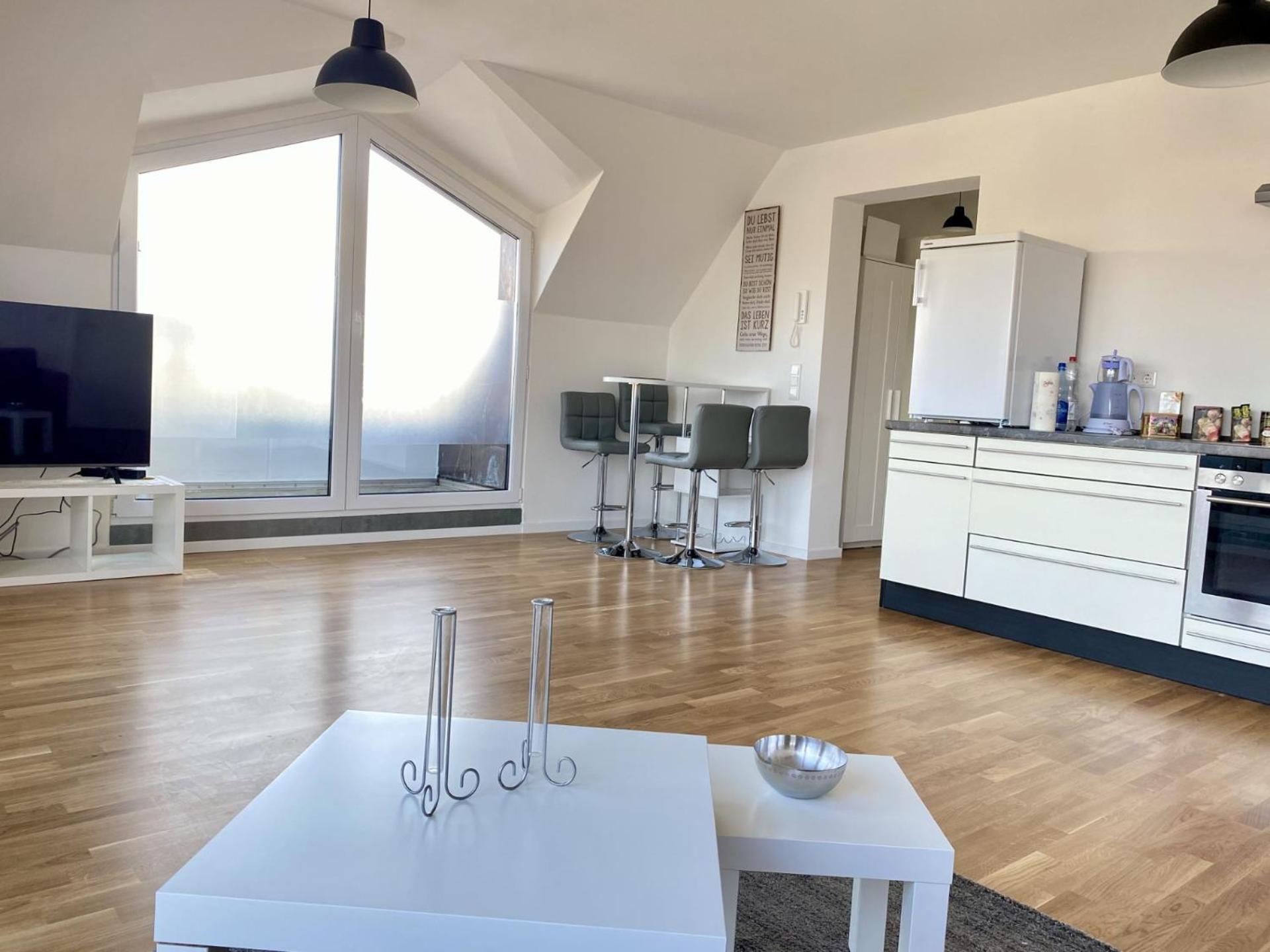 Schoenes Erwachen Im Frankfurter Penthouse Φραγκφούρτη Εξωτερικό φωτογραφία